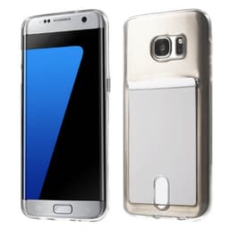 Silikondeksel med kort  Samsung Galaxy S7 Edge (SM-G935F)  - Gjennomsi