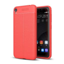 Lærmønstret silikondeksel Asus Zenfone Live (ZB501KL)  - RØD