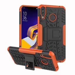 Støtsikkert deksel med stativ Asus Zenfone 5 / 5Z (ZE620KL)  - oransj