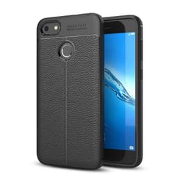 Lærmønstret silikondeksel Huawei P9 Lite Mini (SLA-L22)  - Svart