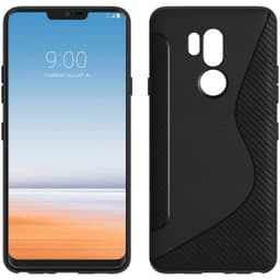 S-Line Silicone Cover til LG G7 ThinQ (G710EM)  - sort