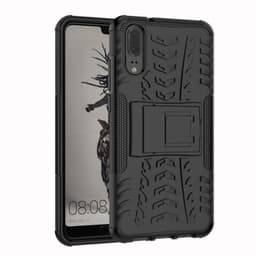 Støtsikkert deksel med stativ Huawei P20 (EML-L29)  - Svart