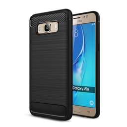 Børstet silikondeksel Samsung Galaxy J5 2016 (SM-J510F)  - Svart