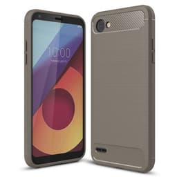 Borstat silikon TPU skal LG Q6 (M700A)  - Grå