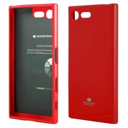 Mercury Jelly kotelo Sony Xperia X Compact (F5321)  - punainen