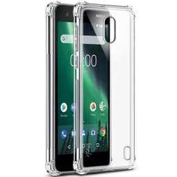 IMAK Shockproof suojakuori Nokia 2 (TA-1035)  - läpinäkyvä