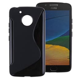S Line silikon skal Motorola Moto G5 Plus (XT1683)  - Svart