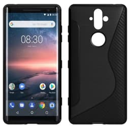 S Line Suojakuori Nokia 8 Sirocco (TA-1005)  - musta