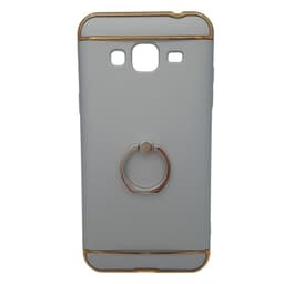 Ring deksel 3i1 Samsung Galaxy J3 / J3 2016 (SM-J300 / J320F)  - Sølv