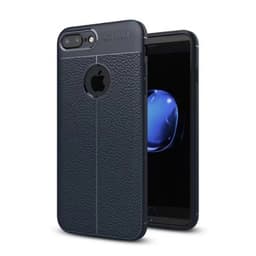 Nahkakuvioitu TPU kuori Apple iPhone 7 Plus  - sininen