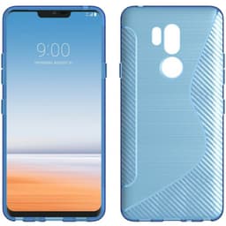 S Line silikondeksel LG G7 ThinQ (G710EM)  - Blå