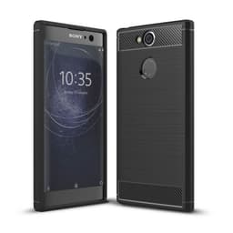 Børstet silikondeksel Sony Xperia XA2 (H4113)  - Svart