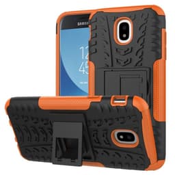 Iskunkestävä Suojakuori Samsung Galaxy J7 2017 (SM-J730F)  - oranssi
