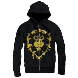 Hoodie Warcraft - Alliance crest sort (XXL)