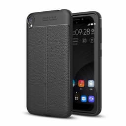 Lærmønstret silikondeksel Asus Zenfone Live (ZB501KL)  - Svart