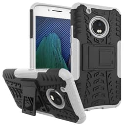 Stöttåligt skal med ställ Motorola Moto G5 Plus (XT1683)  - Vit