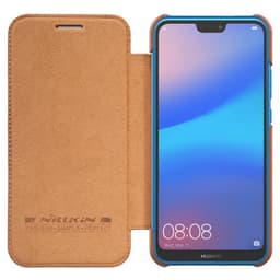Nillkin Qin FlipCover Huawei P20 Lite (ANE-LX1)  - ruskea