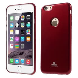 Mercury Jelly deksel Apple iPhone 6, 6S  - RØD