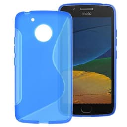 S-Line Silicone Cover til Motorola Moto G5 Plus (XT1683)  - blå