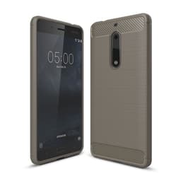 Harjattu TPU kuori Nokia 5 (TA-1053)  - harmaa