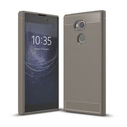 Harjattu TPU kuori Sony Xperia XA2 (H4113)  - harmaa
