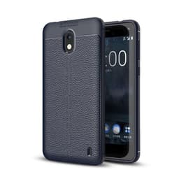 Nahkakuvioitu TPU kuori Nokia 2 (TA-1035)  - sininen