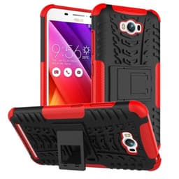 Støtsikkert deksel med stativ Asus Zenfone Max (ZC550KL)  - RØD