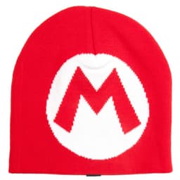 Nintendo Mario logo beanie mössa (röd)