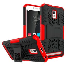 Iskunkestävä Suojakuori Lenovo A6600  - punainen