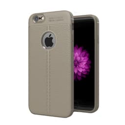 Lærmønstret silikondeksel Apple iPhone 6, 6S  - Grå