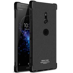 IMAK Shockproof silikone cover til Sony Xperia XZ2 (H8266)  - Matt Bla