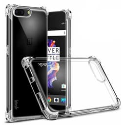 IMAK Shockproof suojakuori OnePlus 5 (A5000)  - läpinäkyvä