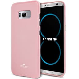 Mercury Jelly kotelo Samsung Galaxy S8 Plus (SM-G955F)  - vaaleanpunai
