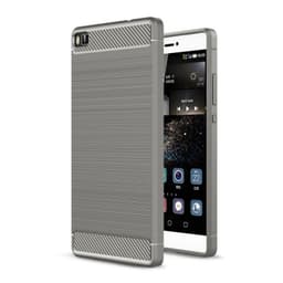 Børstet silikondeksel Huawei P8 Lite 2015 (ALE-L21)  - Grå