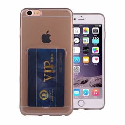 Silikon skal med kortplats Apple iPhone 7 / 8 / SE (4.7")  - Grå