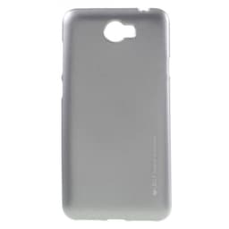 Mercury i Jelly Metal kotelo Huawei Y5 II, Y6 II Compact  - harmaa