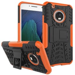 Iskunkestävä Suojakuori Motorola Moto G5 Plus (XT1683)  - oranssi