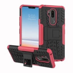 Støtsikkert deksel med stativ LG G7 ThinQ (G710EM)  - Rosa