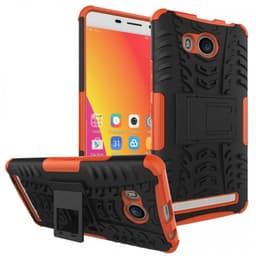 Støtsikkert deksel med stativ Lenovo A7700  - oransje