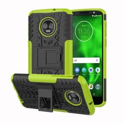 Støtsikkert deksel med stativ Motorola Moto G6 Plus (XT1926)  - Grøn