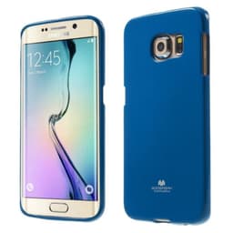 Mercury Jelly kotelo Samsung Galaxy S6 Edge (SM-G925F)  - sininen