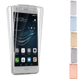 360° heltäckande silikon skal Huawei P9 (EVA-L09)  - Grå