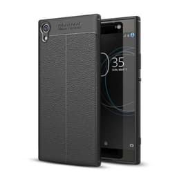 Lærmønstret silikondeksel Sony Xperia XA1 Ultra (G3221)  - Svart