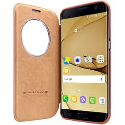 Nillkin Qin FlipCover Samsung Galaxy S7 Edge (SM-G935F)  - ruskea