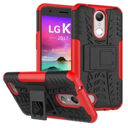 Iskunkestävä Suojakuori LG K10 2017 (M250)  - punainen