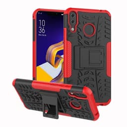 Iskunkestävä Suojakuori Asus Zenfone 5 / 5Z (ZE620KL)  - punainen