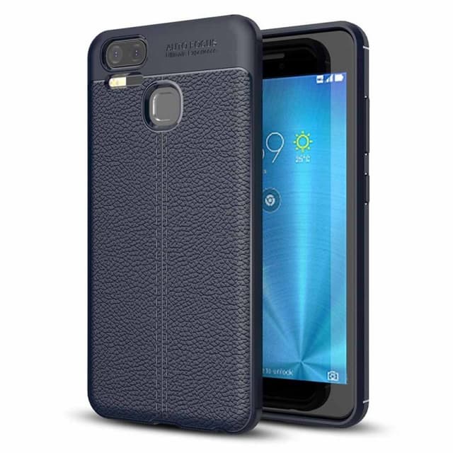 Compatibile per ASUS ZENFONE Zoom S ZE553KL Z01HDA Z01HD (5.5) CUSTODIA COVER CASE protezione soft slim GEL silicone TPU morbida + PELLICOLA vetro TEMPERATO full antigraffio ANTIURTO Nero
