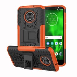 Støtsikkert deksel med stativ Motorola Moto G6 Plus (XT1926)  - orans