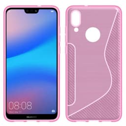 S Line Suojakuori Huawei P20 Lite (ANE-LX1)  - pinkki