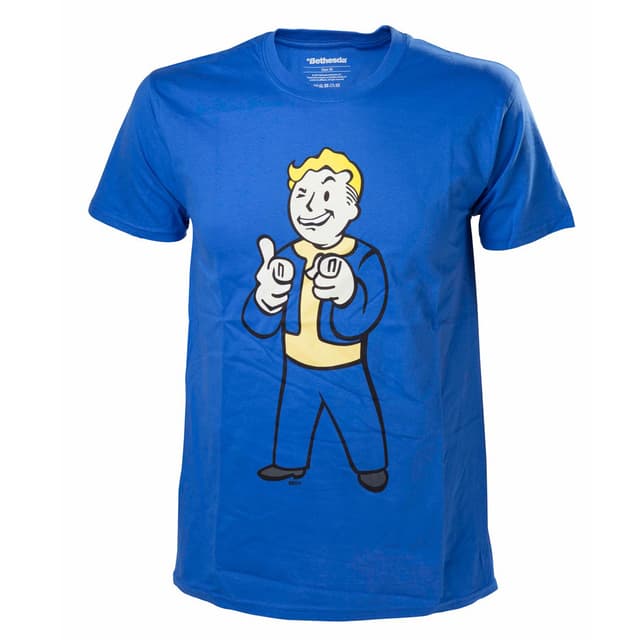 Fallout Finger Fallout t-paita - Vault Boy Shooting Fingers (sin., XL) - Gigantti